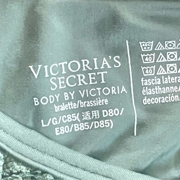 Victoria Secret’s Green Bralette Laced Top Size Large Body by Victoria Secret - Picture 2 of 7